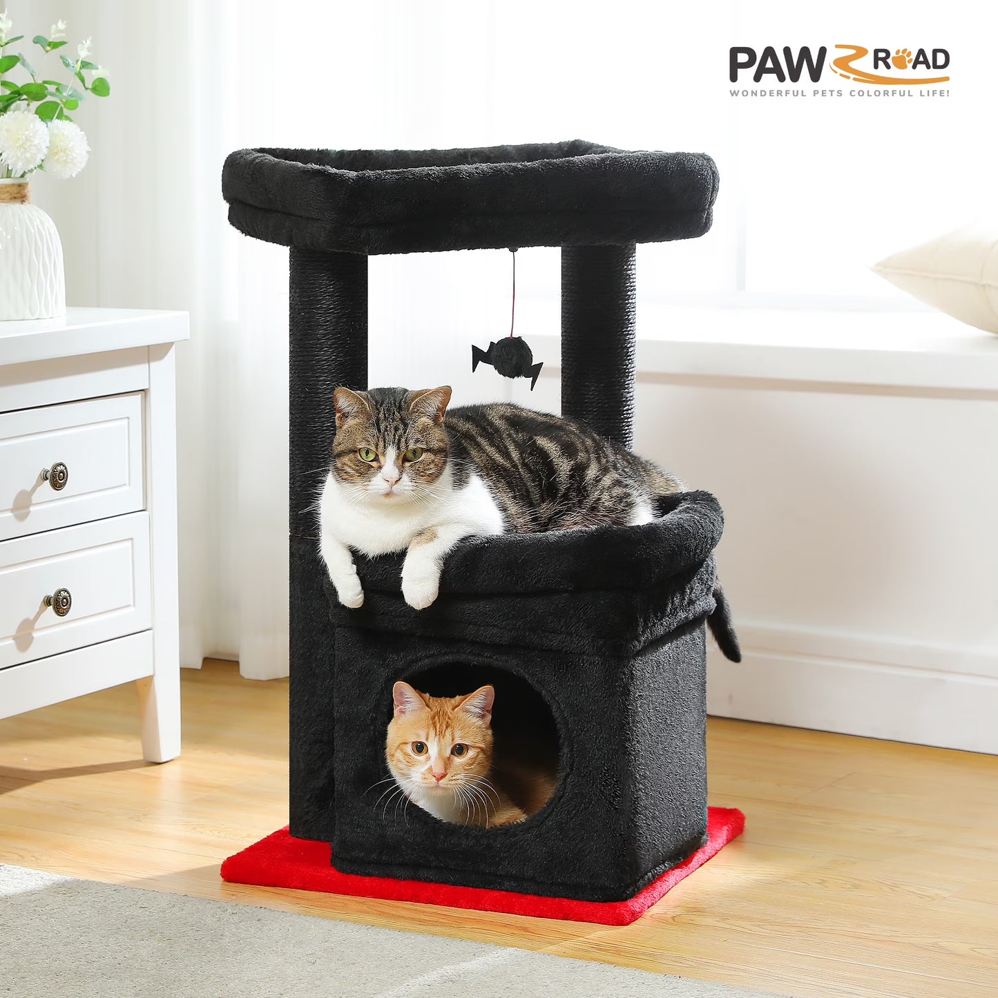 The "Cozy Corner" Compact Condo | Best for Kittens & Seniors (27")