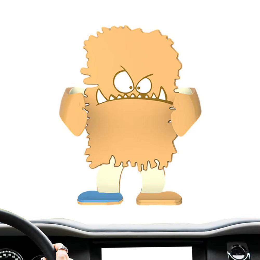 Cute Cartoon Gravity Car Phone Mount | Funny Monster & Anime Air Vent Holder | Auto-Grip Stand