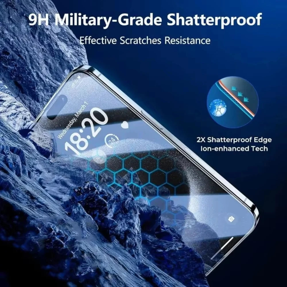 4-Pack Privacy Tempered Glass for iPhone 17 / 17 Pro / 17 Pro Max