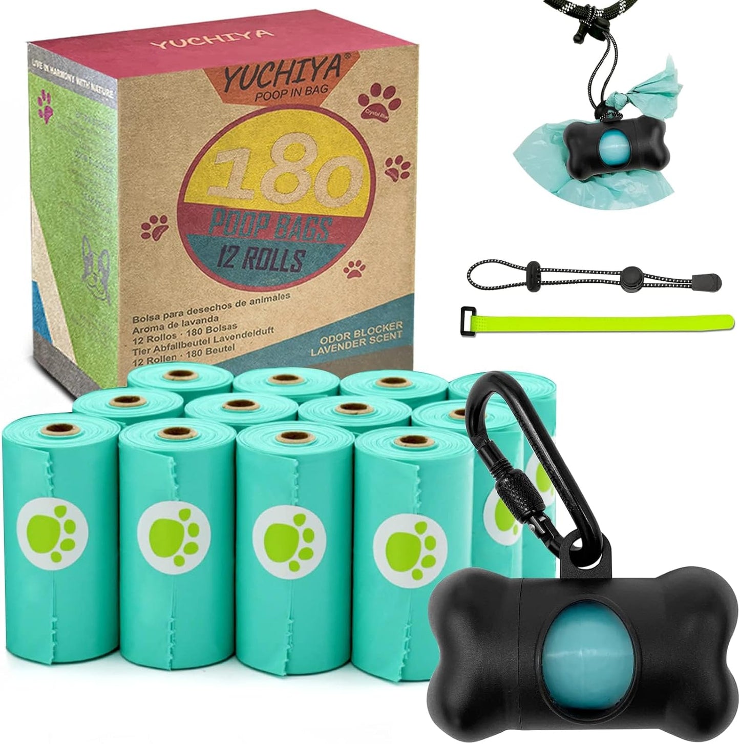 The "No-Swing" Dispenser Set + 195 Scented Bags (Beige)