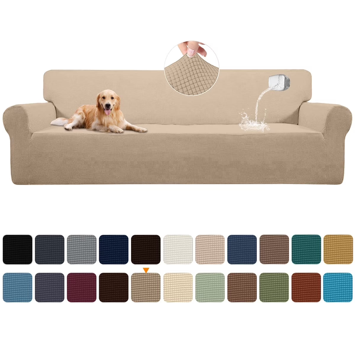 Magic Sofa Armor™ | Liquid-Repellent Slipcover for Pets & Kids (Stretchy Fit)