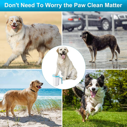 Automatic Dog Paw Cleaner Cup | 7.4V High-Power Rechargeable Foot Washer with Soft Silicone Brush