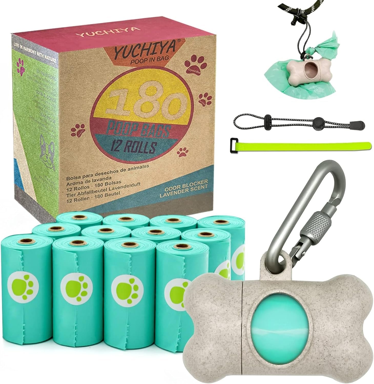 The "No-Swing" Dispenser Set + 195 Scented Bags (Beige)