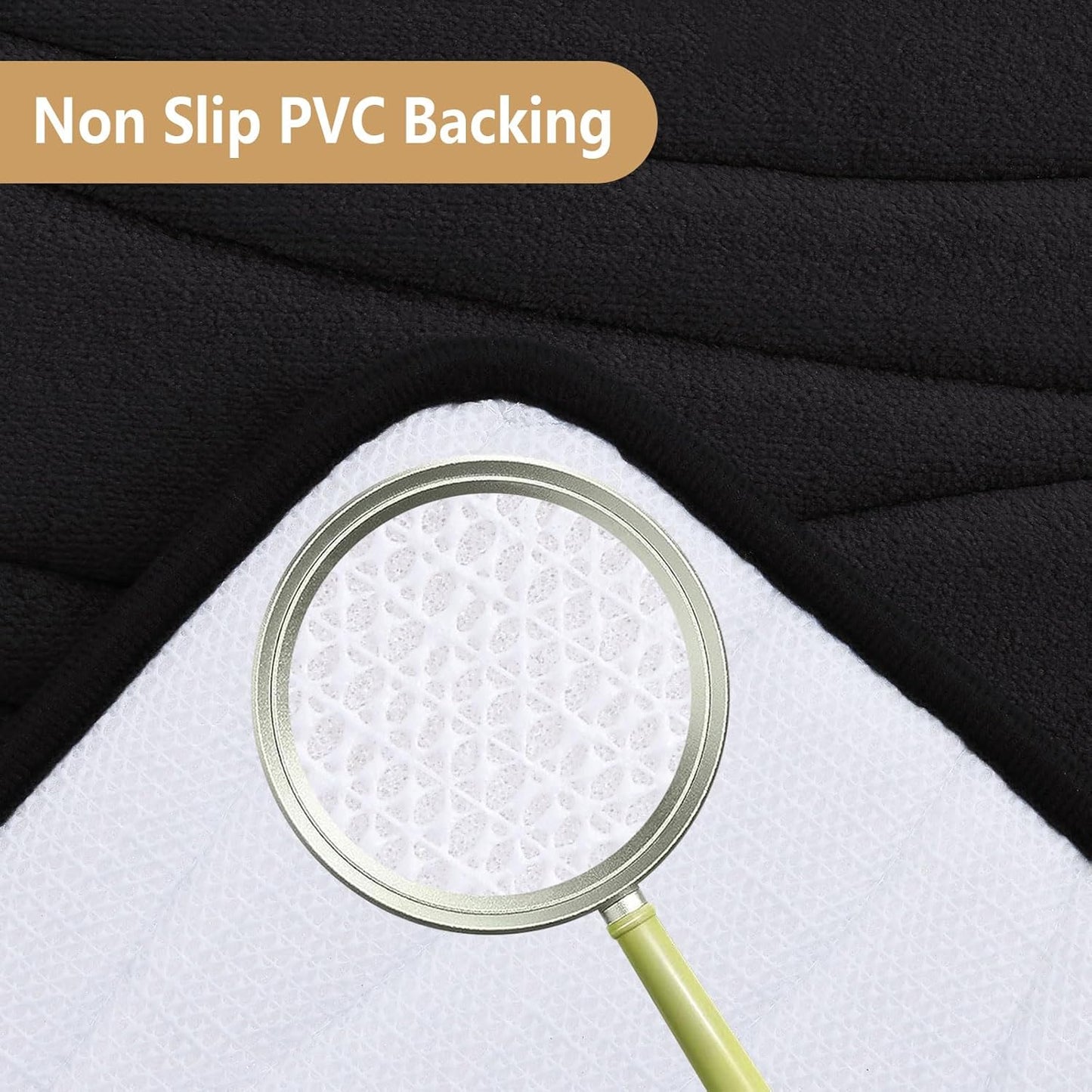 Ultra Soft Memory Foam Bath Mat (24x16) | Non-Slip, Quick Dry, Machine Washable Rug