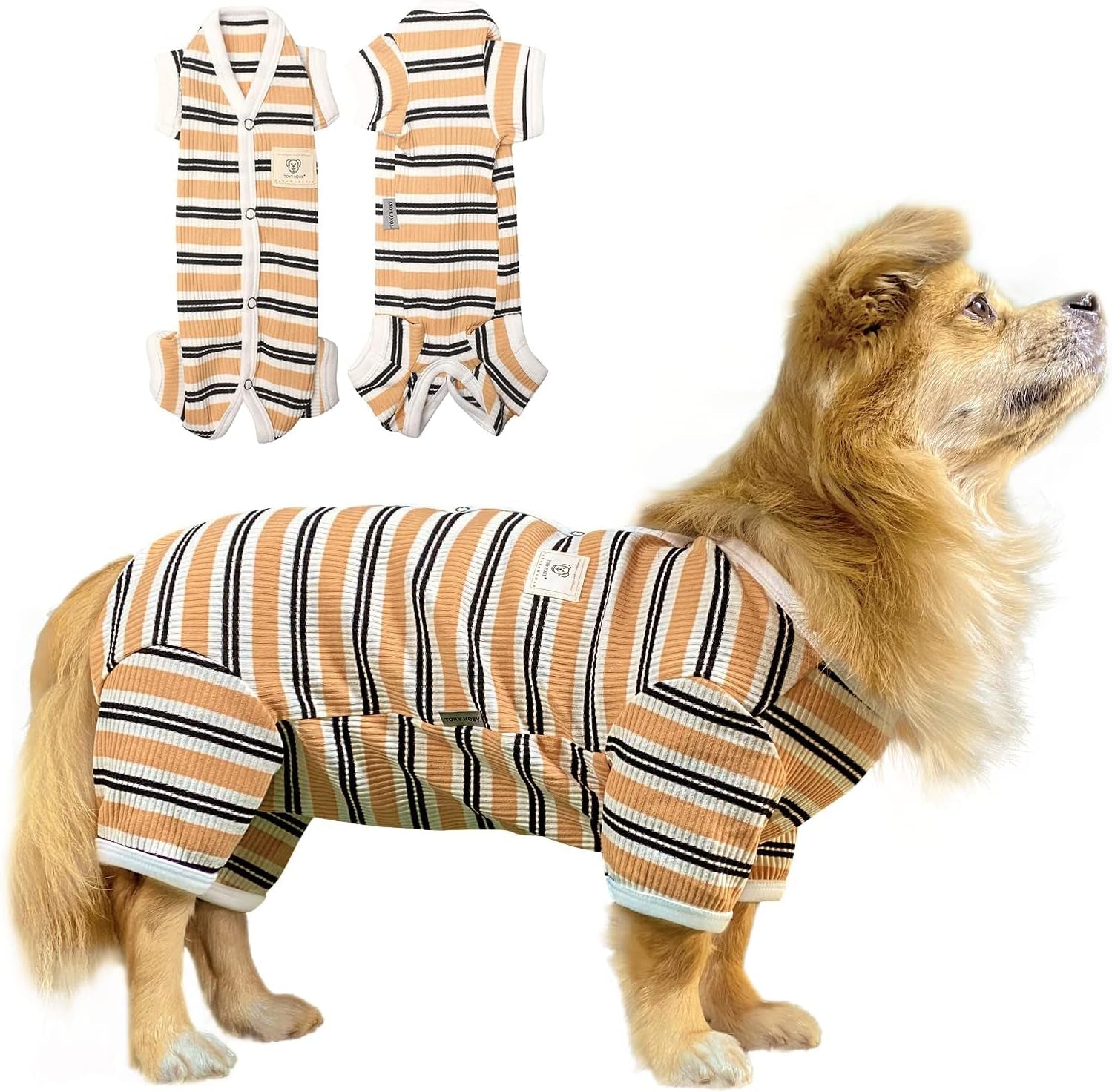 Full-Cover Soft Dog Pajamas