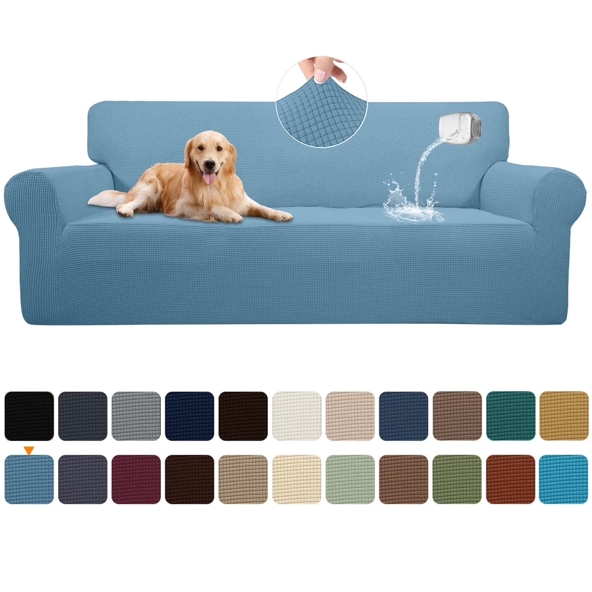 Magic Sofa Armor™ | Liquid-Repellent Slipcover for Pets & Kids (Stretchy Fit)