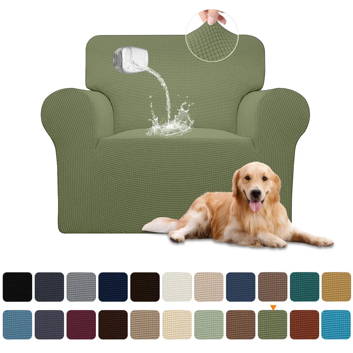 Magic Sofa Armor™ | Liquid-Repellent Slipcover for Pets & Kids (Stretchy Fit)