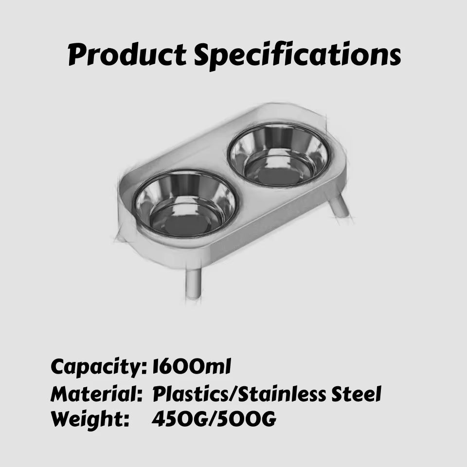 The "Dopamine" Aesthetic Feeder | Elevated & Neck-Safe
