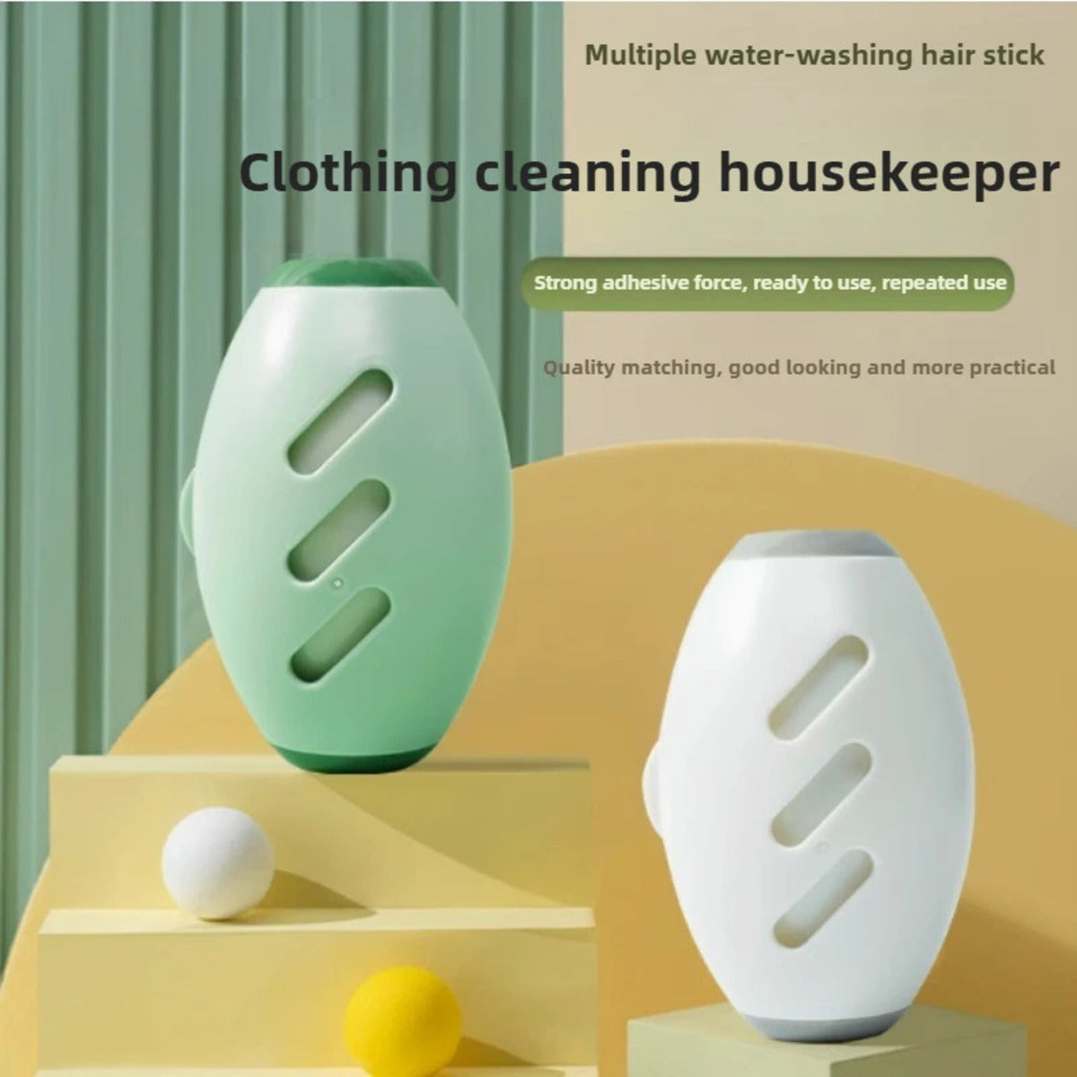 Reusable & Washable Lint Roller Ball | Super Sticky Pet Hair Remover for Clothes, Sofa & Travel