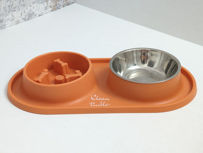 The "Anti-Bloat" Slow Feeder Station (Non-Slip Silicone)