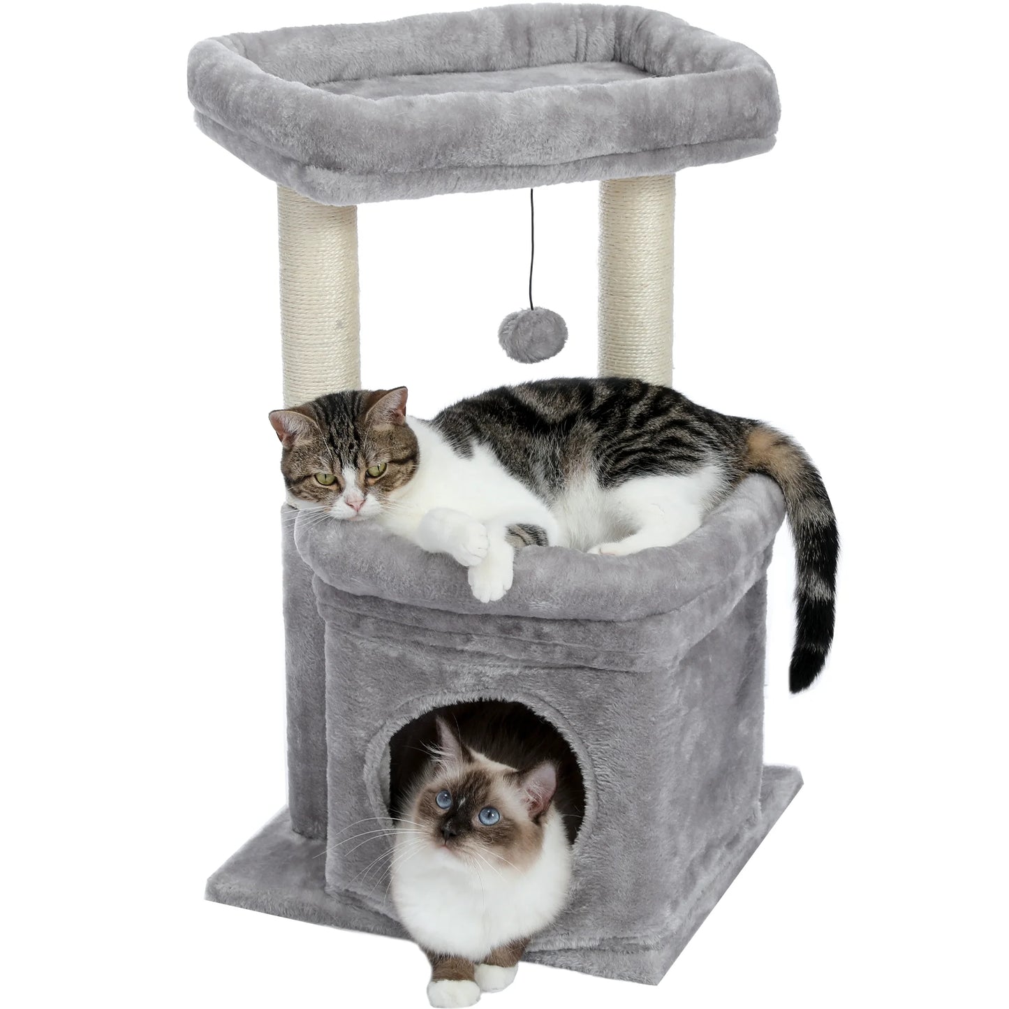 The "Cozy Corner" Compact Condo | Best for Kittens & Seniors (27")