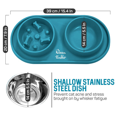 The "Anti-Bloat" Slow Feeder Station (Non-Slip Silicone)