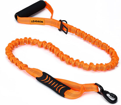 Tactical Bungee Control Leash | Reflective & Dual Handle