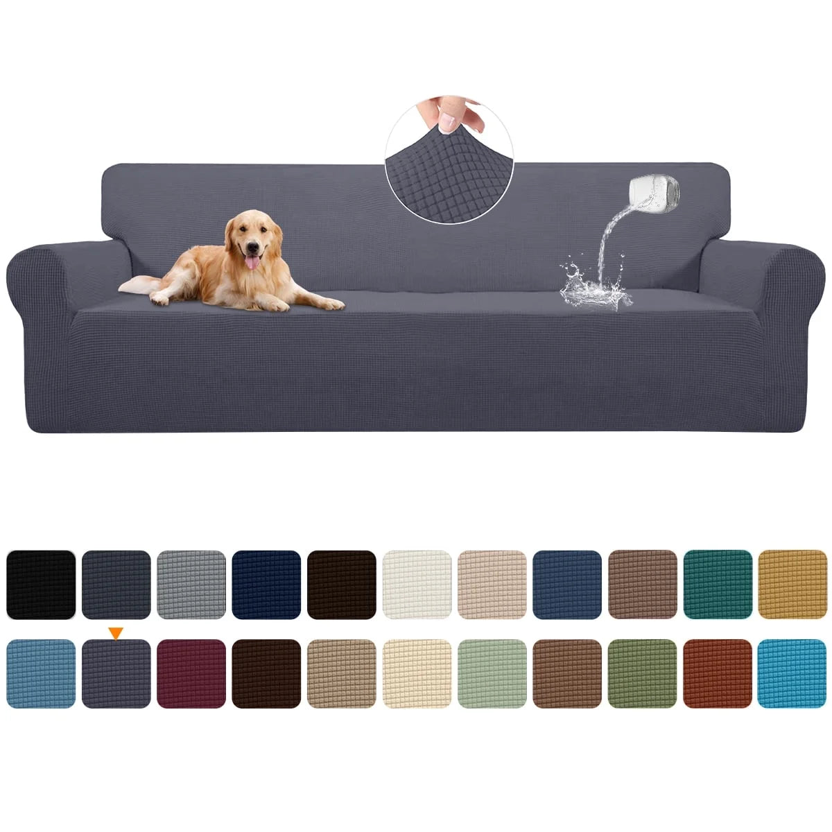 Magic Sofa Armor™ | Liquid-Repellent Slipcover for Pets & Kids (Stretchy Fit)