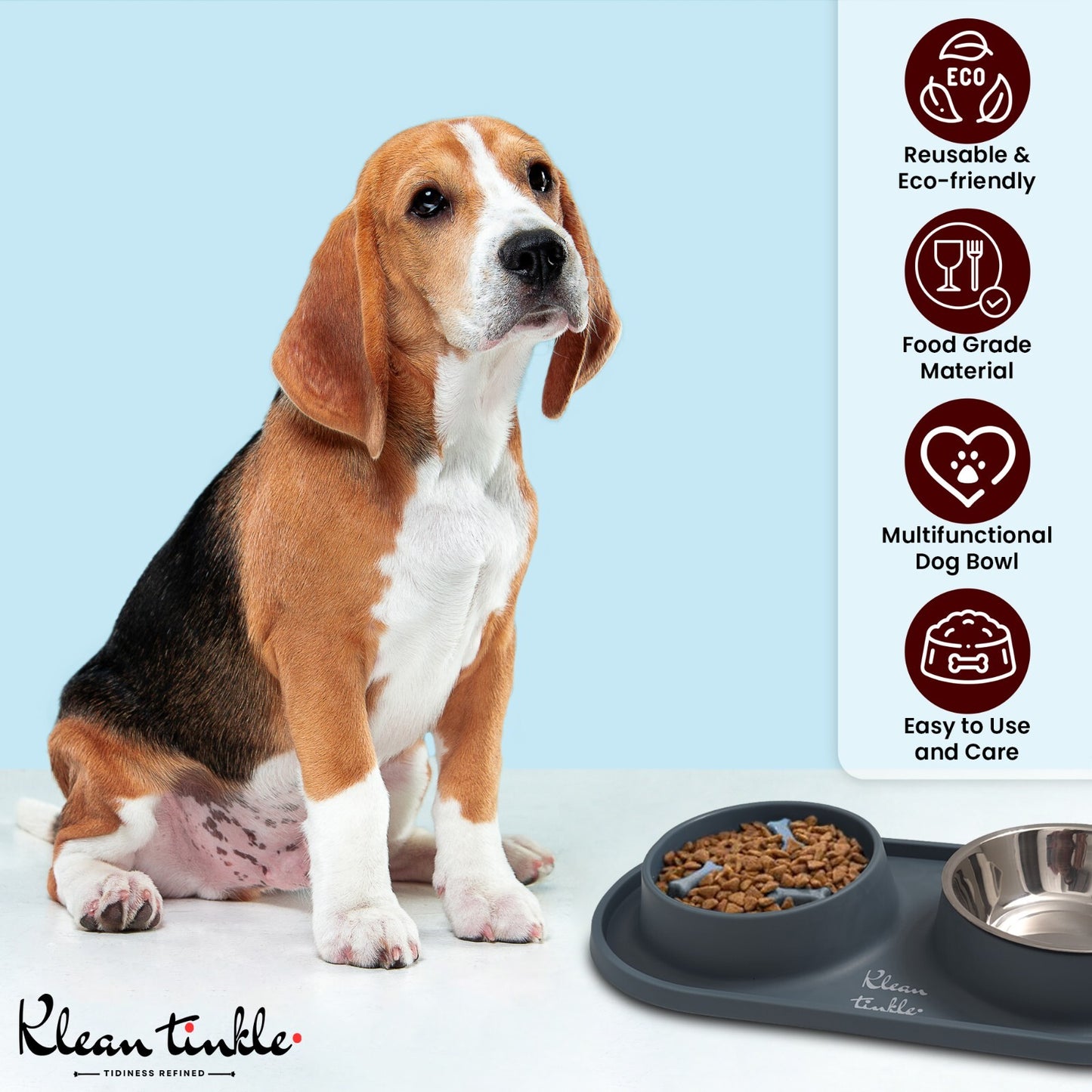 The "Anti-Bloat" Slow Feeder Station (Non-Slip Silicone)