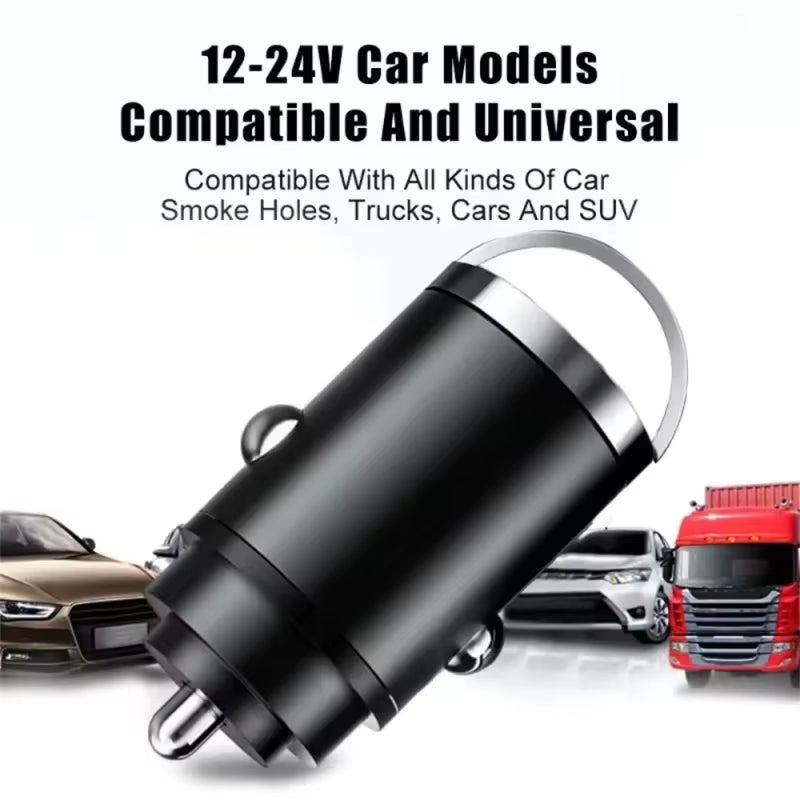 100W Mini Car Charger — Fast, Hidden, Powerful