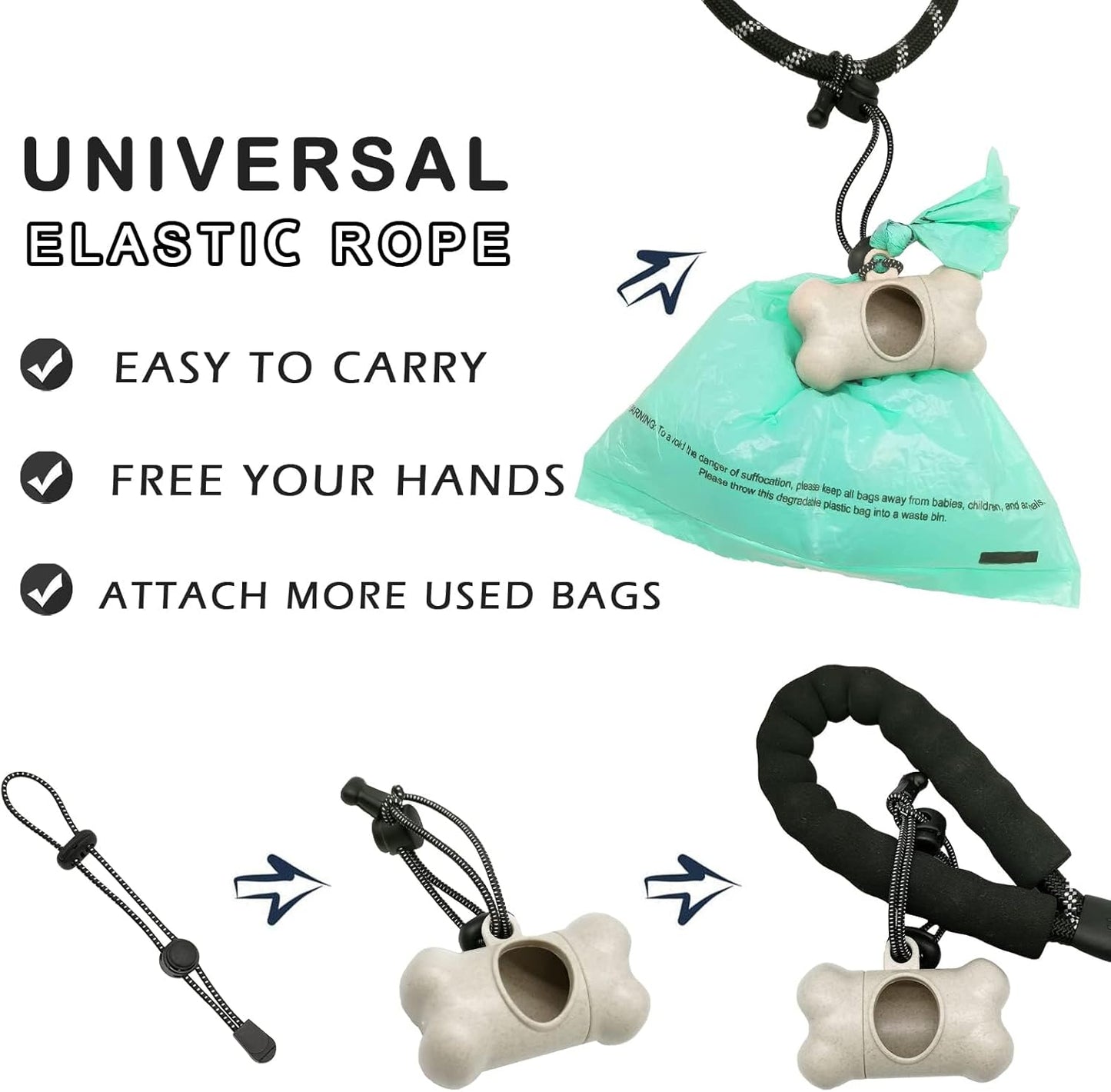 The "No-Swing" Dispenser Set + 195 Scented Bags (Beige)