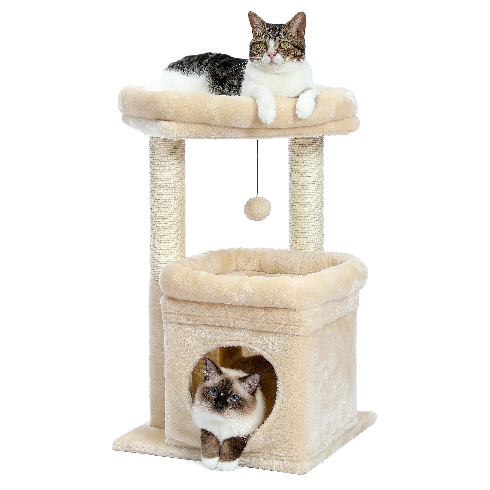 The "Cozy Corner" Compact Condo | Best for Kittens & Seniors (27")