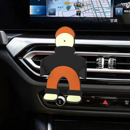 Cute Cartoon Gravity Car Phone Mount | Funny Monster & Anime Air Vent Holder | Auto-Grip Stand