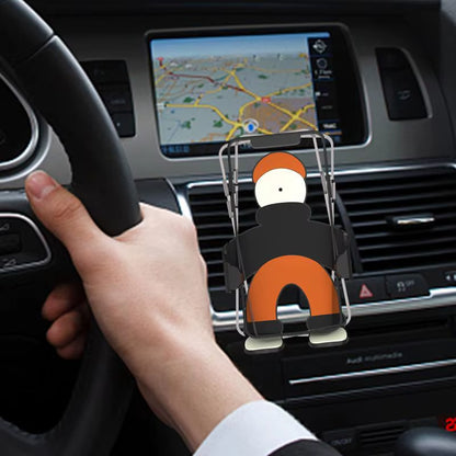 Cute Cartoon Gravity Car Phone Mount | Funny Monster & Anime Air Vent Holder | Auto-Grip Stand