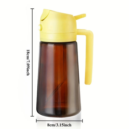 The "Sunblock" for Your Olive Oil | Aesthetic Amber Glass Sprayer & Dispenser (470ml)