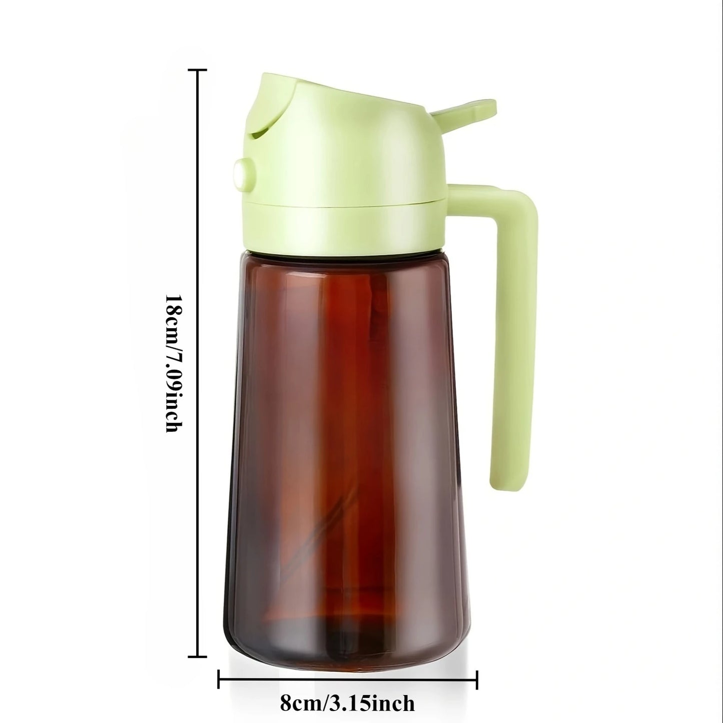 The "Sunblock" for Your Olive Oil | Aesthetic Amber Glass Sprayer & Dispenser (470ml)