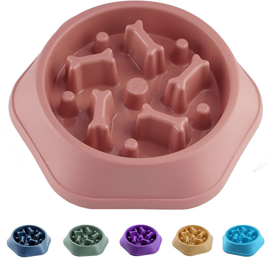 The "Anti-Gulp" Puzzle Bowl (Bone Shape)