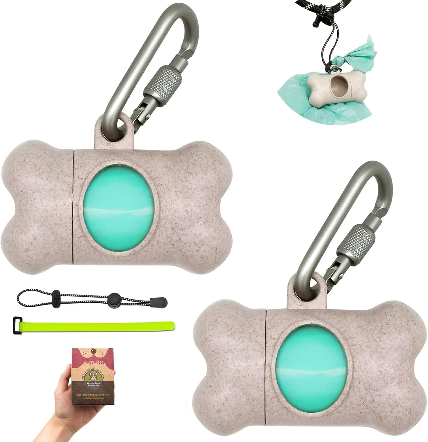 The "No-Swing" Dispenser Set + 195 Scented Bags (Beige)