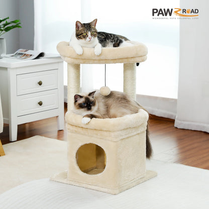 The "Cozy Corner" Compact Condo | Best for Kittens & Seniors (27")