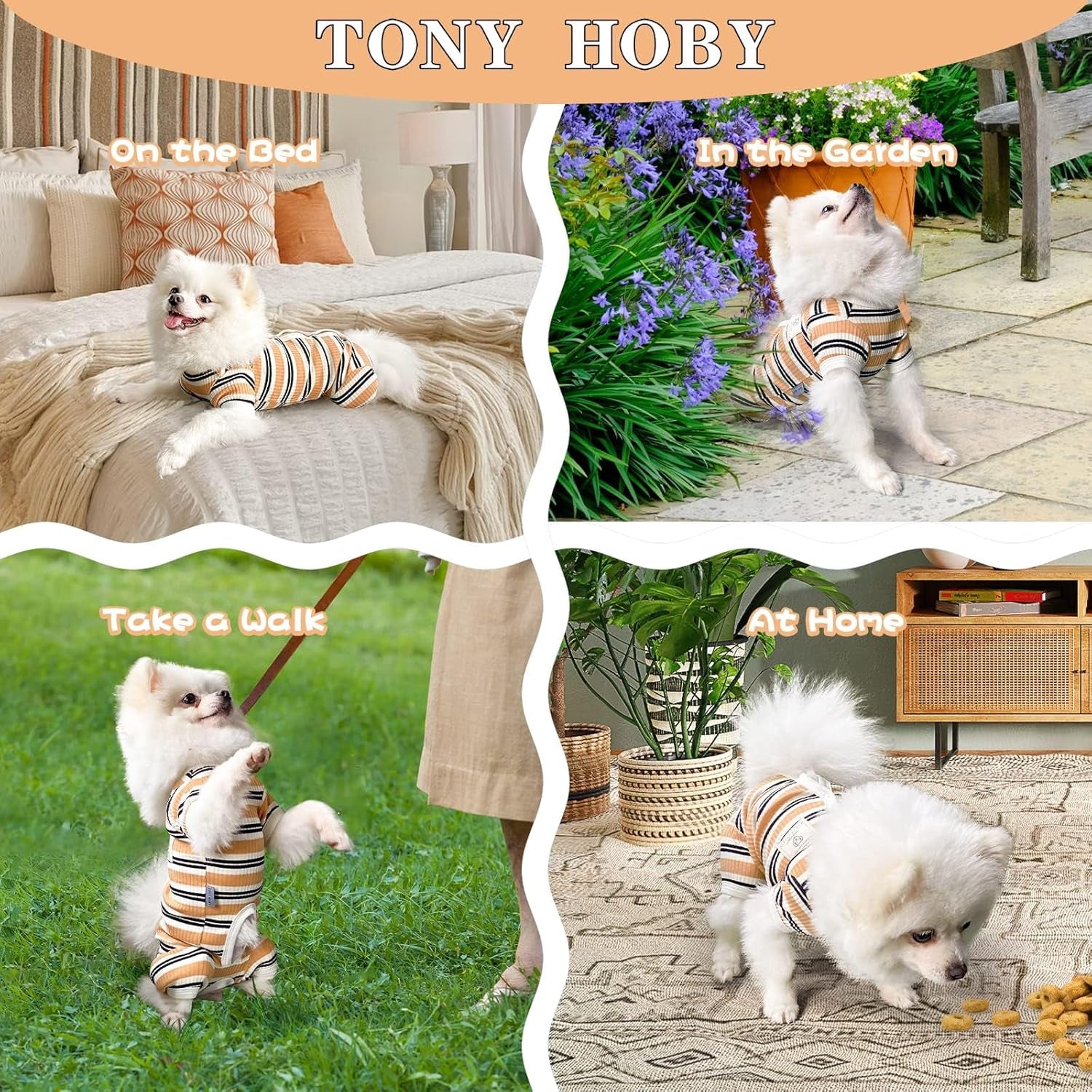 Full-Cover Soft Dog Pajamas