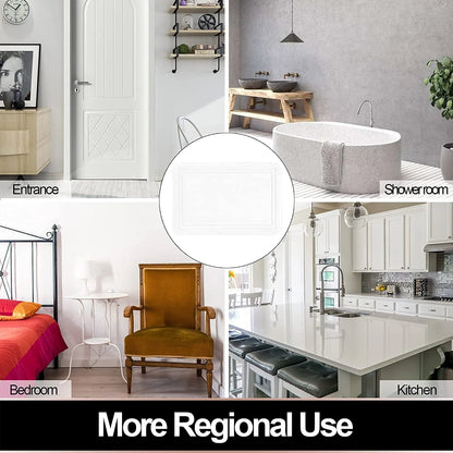 Luxury Memory Foam Bathroom Mats, Non-Slip Bathmat Set, White, 16” X 24"