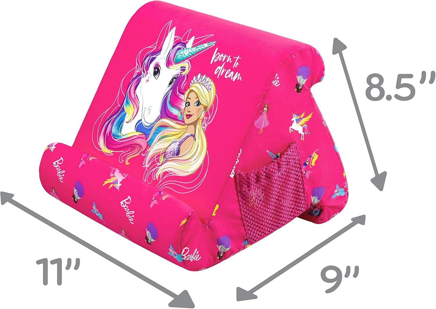 Multi-Angle Tablet Pillow Stand with Storage | Hands-Free iPad & Kindle Holder for Bed & Lap (BookTok Essential)