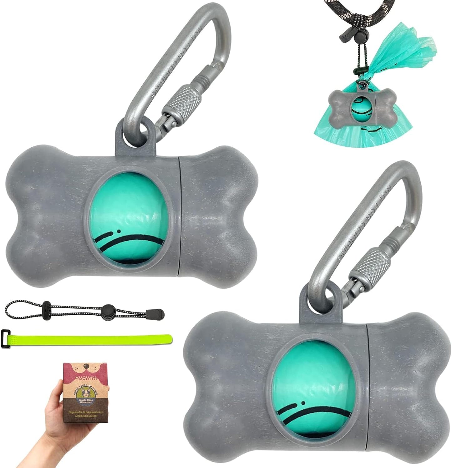 The "No-Swing" Dispenser Set + 195 Scented Bags (Beige)