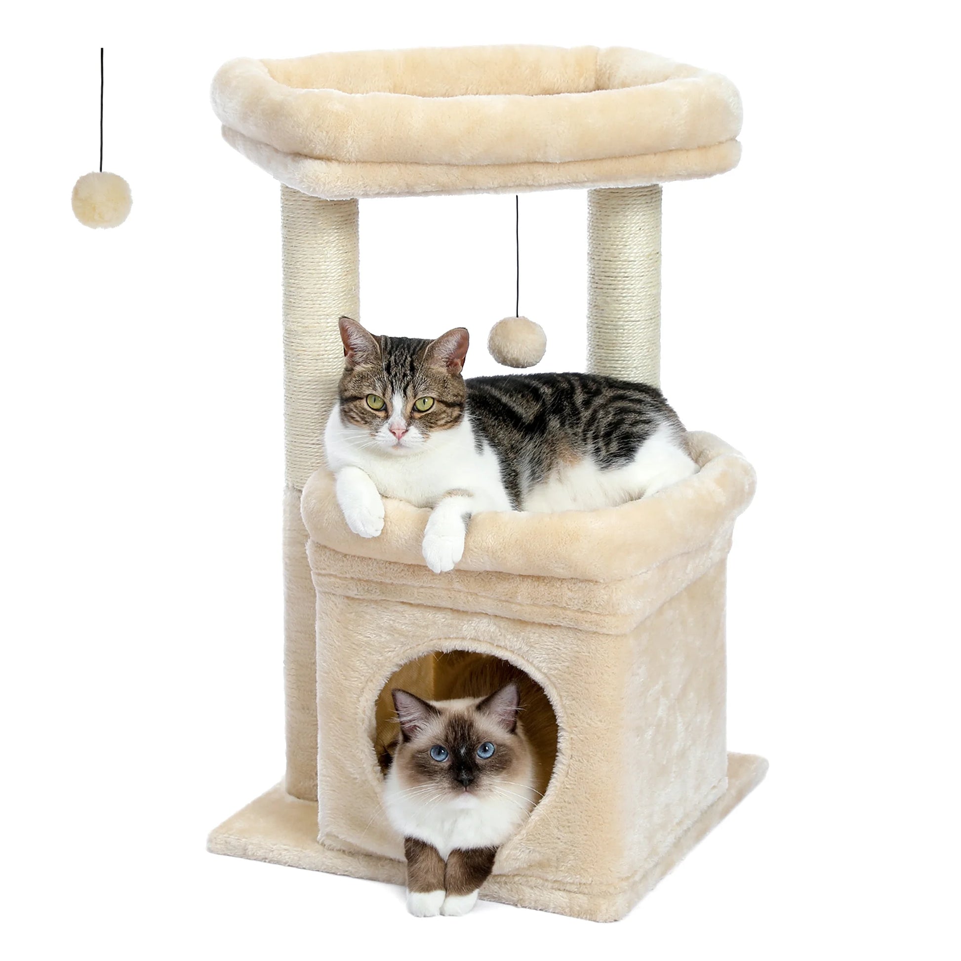 The "Cozy Corner" Compact Condo | Best for Kittens & Seniors (27")