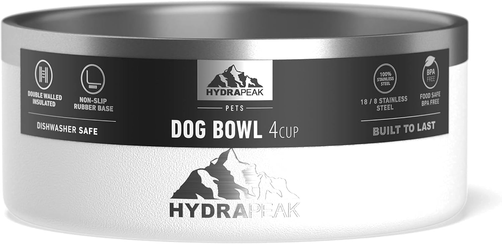 Aesthetic Matte Heavy dog Bowl (Double-Wall Stainless)