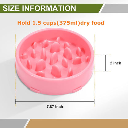 Anti-Gulping Slow Feeder Dog Bowl | Maze Puzzle Food Dish for Bloat Prevention & Healthy Digestion