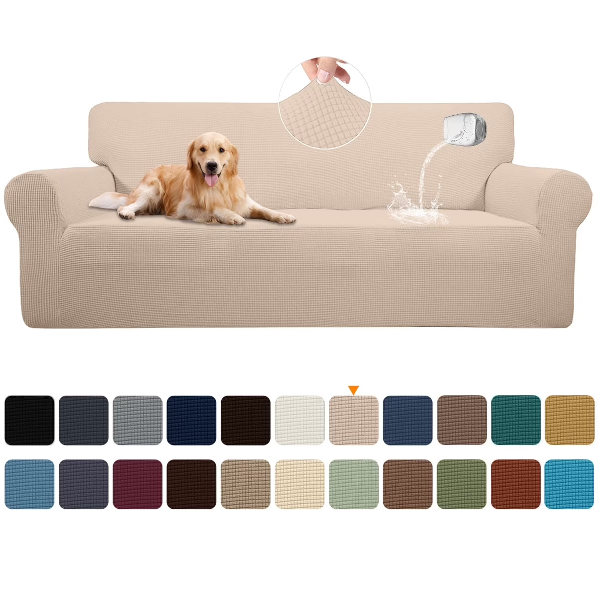 Magic Sofa Armor™ | Liquid-Repellent Slipcover for Pets & Kids (Stretchy Fit)