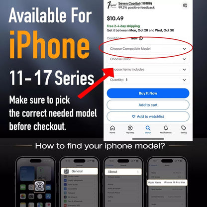 2-Pack Privacy Tempered Glass for iPhone 15/16/17 – Anti-Spy, Anti-Scratch, Full HD Clarity